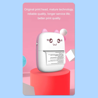 18838 Pocket Mini Printer Mobile Phone Bluetooth Connection Wireless Mini Thermal Printer With Android Or Ios App For Pictures Portable Smart Printercontains 1 Rolls Thermal Paper With Fast Paper Output For Photo Image